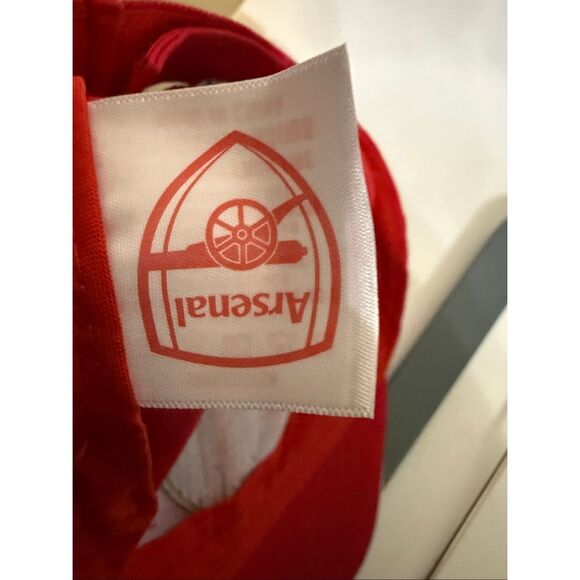 Arsenal Football Club Men's Logo Adjustable Snapback Cap Hat Red One Size - Picture 7 of 8